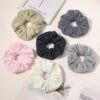 Microfiber scrunchies